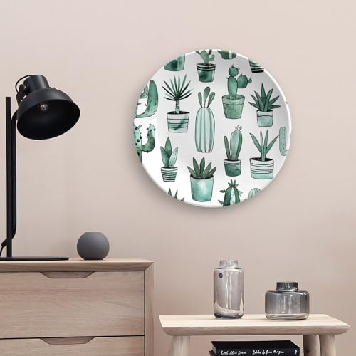 Assiette décorative cactus pour rompre la monotonie d'une table classique