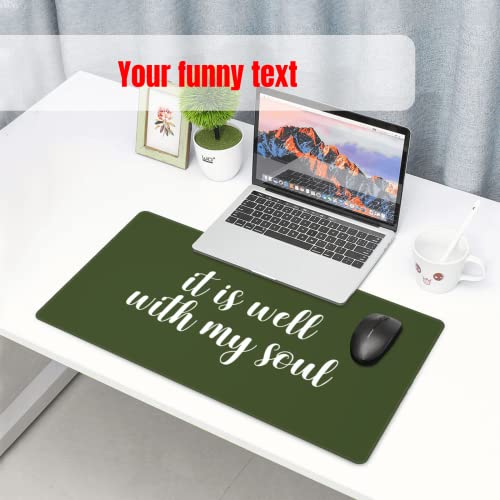 Custom Mouse Pad with Printing of Your Own Photo Image Logo Text Customized Personalized Mousepad for Birthdays, Mother's, Father’s Day or Office Gift (16 x 29.5 in) - Image 5