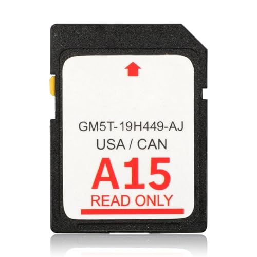 2025 Updated Latest Version A15 Navigation SD Card Fit for Sync 2 System F-150, Escape, Explorer, Fusion, Edge, Mustang, MKZ, Navigator GM5T-19H449-AJ SD Card Map, USA Canada GPS MAP # GM5T19H449AJ