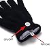XISFORX 7 colors light show LED Gloves Rave Light Finger Lighting Flashing Glow Mittens