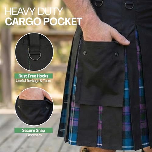 Image of UFS Kilts- Utility Kilt for Men Cotton & Tartan Size 30-66''