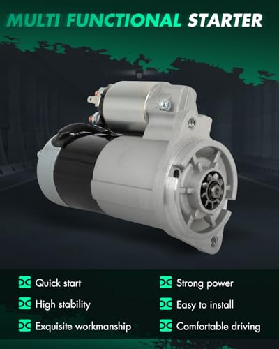 Image of SCITOO Starter Motor fit for Nissan for D21 3.0L 1990-1994,for Nissan for Pathfinder 3.0L 1990-1995,for Nissan for Pickup 3.0L 1995 Replacement Starter 17196