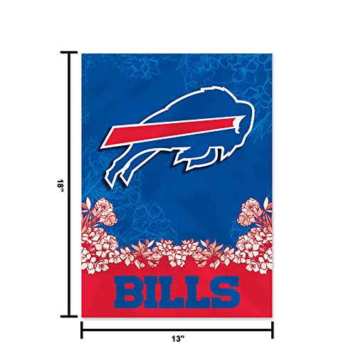 Image of Rico Industries NFL Standard /Primary 13 inch x 18 inch Double Sided Garden Flag - Great Gift for Men, Women, & Fans