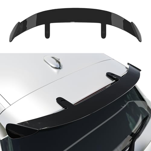 131cm Rear Roof Spoiler Compatible with Most Hatchback/SUV/Wagon, Car Universal Rear Trunk Wing, Gloss Black Car Rear Spoilers, Easy Installation