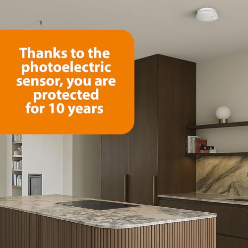 Smartwares 4er-Set Rauchmelder – 5 Jahre austauschbare Batterien – Schnelle und zuverlässige Erkennung – 85 dB – FSM-11754 – Ansicht 6