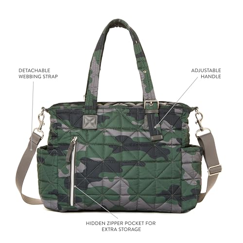 Twelvelittle BG413CP Carry Love Tote Diaper Bag 3.0. Baby Bag With Changing Pad, Includes Detachable Strap & Stroller Clips thumb #2