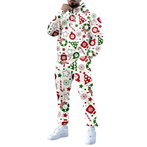 Costume renne sapin Père Noël en jogging pour vos soirées de réveillon décontractées
