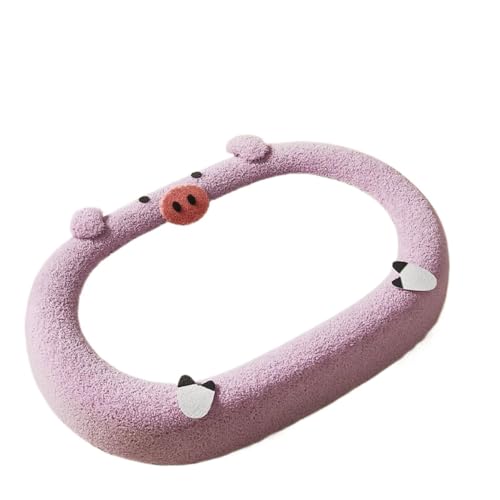 MKIFJGH猫 爪研ぎ 、爪研ぎポール、極太 縦型 、爪とぎポール 、大型猫 、麻紐 キャットタワー、 低め 猫タワー ねこのおもちゃ 、省スペース 、運動不足解消 、猫の遊び場 (ピンク)