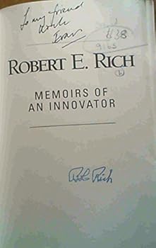Paperback Robert E. Rich: Memoirs of an innovator Book