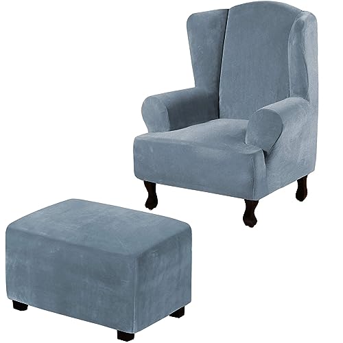 Funda para sillón reclinable rectangular XL protector reposapiés elástico 2