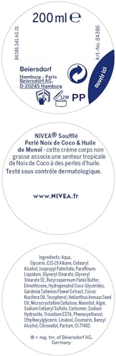 Nivea crème huile baume corps noix de coco et monoï 200ml - vue 7