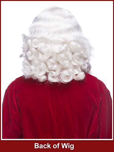 Costume Adventure Deluxe Santa Beard and Wig Santa Claus Beard and Wig Set Detail