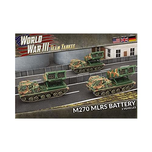 M270 MLRS sistema lanzacohetes plástico lote de 3 unidades