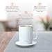 Ember Temperature Control Smart Mug, 10 Ounce, 1-hr Battery Life, White - App Controlled Heated Coffee Mug