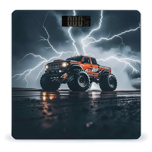 Báscula digital Monster Truck Black Sky Roar 400 lb miniatura 1
