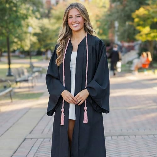 Image of GraduationMall Graduation Honor Cord Polyester 68 inch Pink