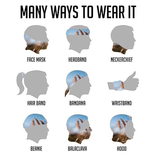 Balaclava para cuello y cara transpirable, cortavientos y protector contra el polvo, ideal para otoño, verano y actividades al aire libre, para hombre y mujer miniatura 5