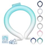 Ice Ring Neck Cooler 70% Gel Increase Neck Cooling Tube Wearable Body Cooling Products for Summer Heat Outdoor...