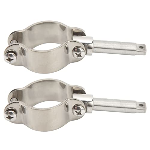 1 Pair Boat Oar Lock Socket,Oar Lock Socket Side Mount 1 3/8In To 1 3/4In Inner Diameter Clamp On Row Lock Brackets #TOP2