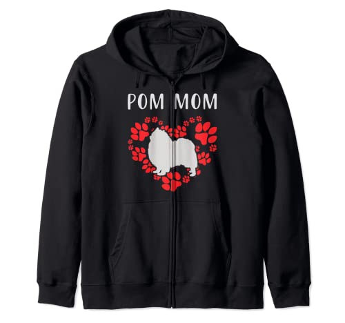 Pom Mamá Pomerania Mamá Regalo Sudadera con Capucha