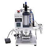 Air Operated Hot Foil Stamping Machine,110V 500W Pneumatic Hot Foil Stamping Machine Hot Foil Stamping Machine for Leather PVC PU Paper