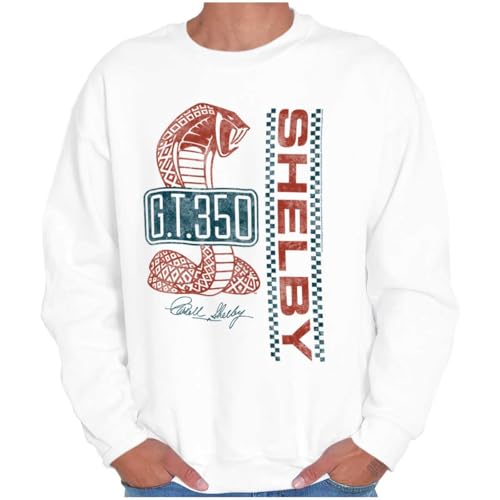 Brisco Brands Shelby Racing GT 350 License Plate Sweatshirt for Men or Women