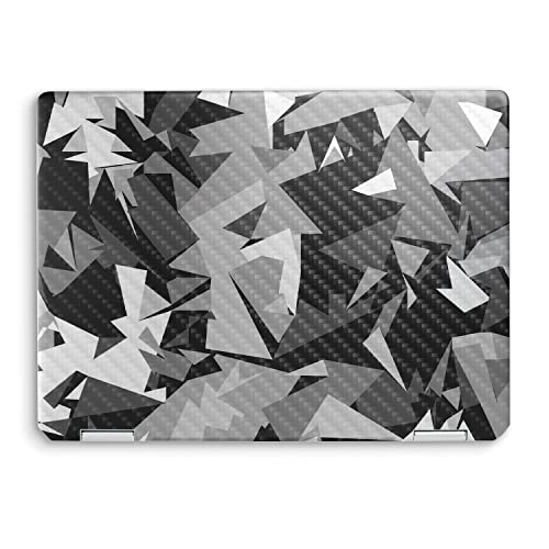 Image of MightySkins Carbon Fiber Skin Compatible with HP Spectre x360 14 inch (2022) Full Wrap Kit - Mono Camo | Protective, Durable Textured Carbon Fiber Finish | Easy to Apply | Made in The USA