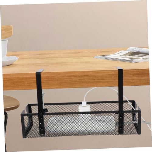 Organizador de Cables Bajo Escritorio Capacidad para Cables, Estante Resistente de Metal para Fácil Almacenamiento y Espacios de Trabajo Ordenados miniatura 6