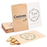 Bolsas de papel personalizadas para recuerdos de boda, bolsas de dulces personalizadas, bolsas de dulces personalizadas para dulces de boda, bolsas de agradecimiento para bufé de dulces, cena, fiesta