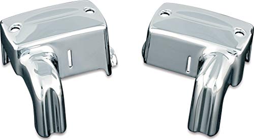 Kuryakyn 9188 Motorcycle Accent Accessory: Deluxe Master Cylinder Cover Set for Honda Valkyrie, VTX1800 Motorcycles, Chrome