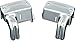 Kuryakyn 9188 Deluxe Master Cylinder Cover Set for Honda VTX1800