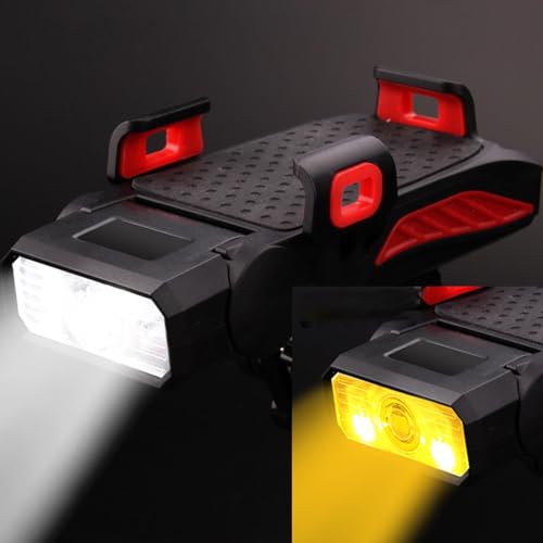 Support Vélo pour Téléphone Éclairage LED Antichoc Réglable 360 - 6