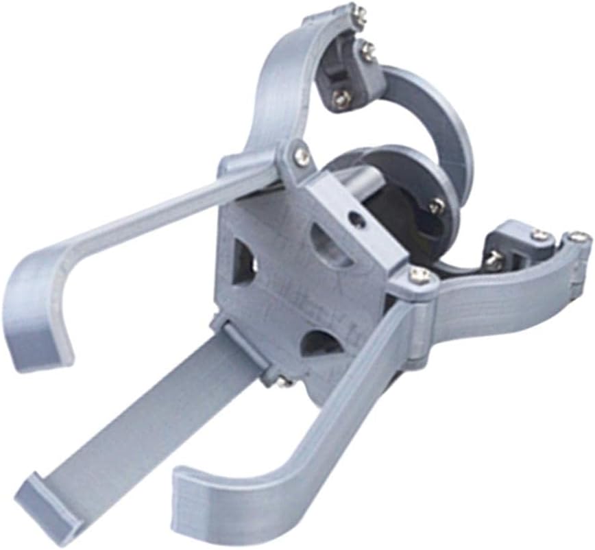Metal Robot Arm Mechanical Robotic Clamp Silver Claw Kit with Servos Motor