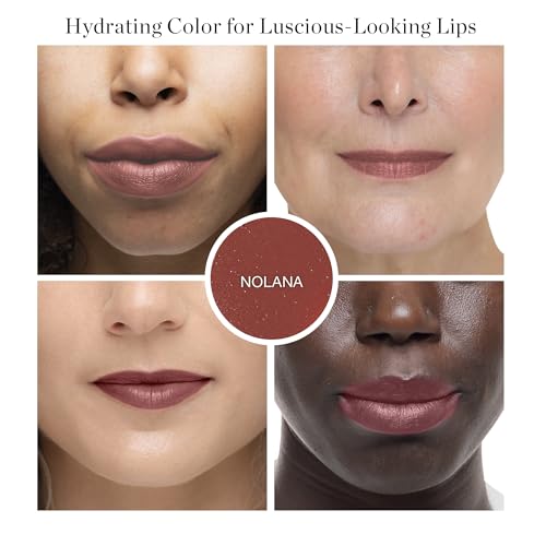 Ogee Tinted Sculpted Lip Oil - Lip Stain Made with 100% Organic Coconut Oil, Jojoba Oil, and Vitamin E - Best as Lip Balm, Lip Color or Lip Treatment - NOLANA