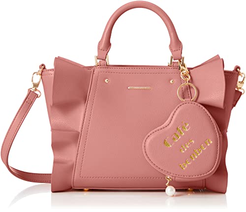 [サマンサベガ] トートバッグ ハートポーチ付フリルトート レディース マゼンタ