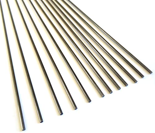 Cncarbonfiber CARBONROD2.0-12P 12Pcs 2.0Mm Carbon Fiber Rods 2.0X300Mm,Solid Carbon Fiber Tube cover