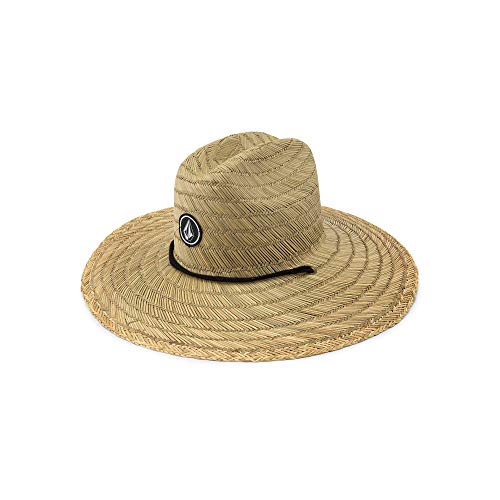 Volcom Quarter Straw Hat, Sombrero Hombre, NATURAL, S-M