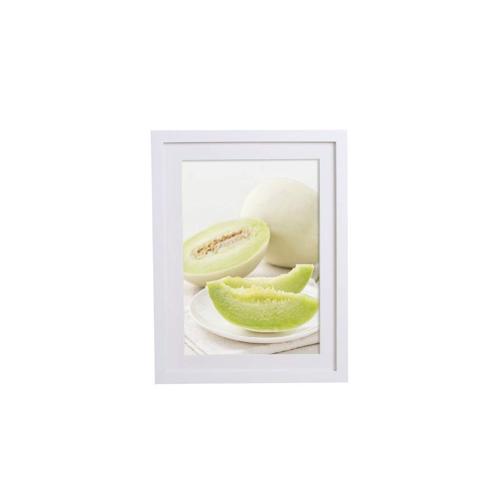 Cadre photo en bois blanc 12 pouces pour décoration murale ou à poser