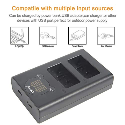 DSTE EN-EL25 - Cargador rápido dual USB compatible con cámara Nikon Z Series Z50 Z 50 - imagen 4