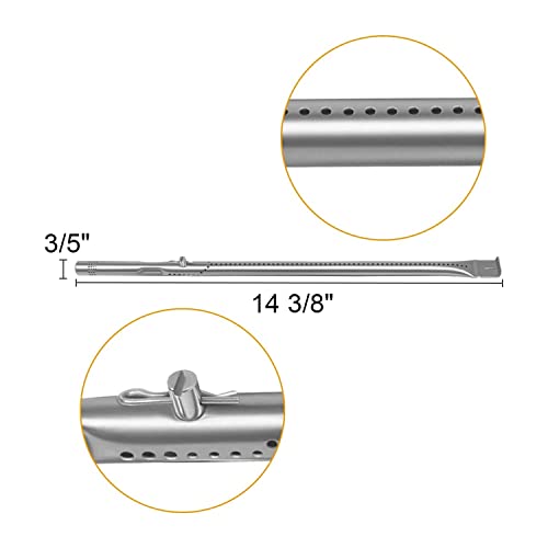 Bmmxbi 463335115 463435115 Grill Parts Kit For Charbroil 466434315 466335015 G4580018W1 Replacement Performance Grills 463464315 463234815 463437815 Heat Plate Shield Burner Tube #TOP2