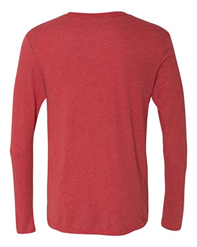 NEXT LEVEL APPAREL Triblend Long Sleeve Crew (6071) Vintage Red, XL3