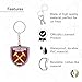 Desert Cactus West Ham United Keychain Hammers Soccer Football Car Keys Holder (PVC A)