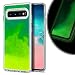 VenSen Liquid Fluorescent Case for Samsung Galaxy S10 (6.1 inch) Soft TPU Luxury Glow in The Darkness Noctiluncen Luminous Neon Sand case Fit GalaxyS10 (Green)