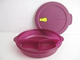 Original Tupperware TUPPERWARE Mikrowelle CrystalWave 1,9 L mit Abtrennung lila Mikro Micro Wave Pop