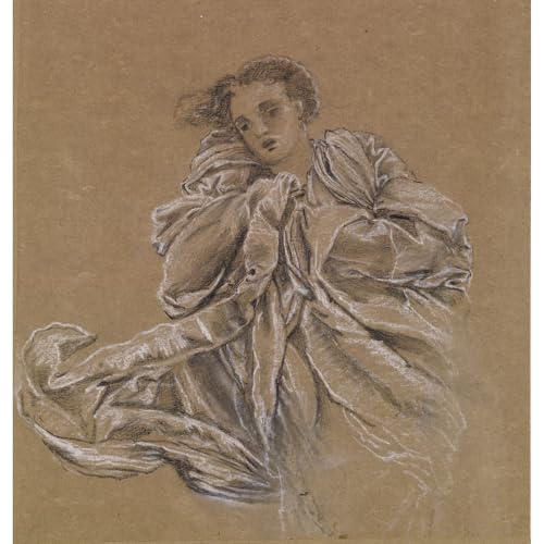 Impression giclée roulée Edward Burne-Jones Hiver 61x81 cm pour salon