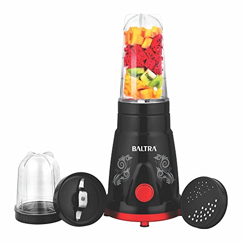 Image of Baltra Nutrimax Blender Mixer /Smoothie & Shake Maker | 2 Years Warranty, Stainless Steel Assembly, 2 Blade Set (Wet Blending & Dry Grinding)