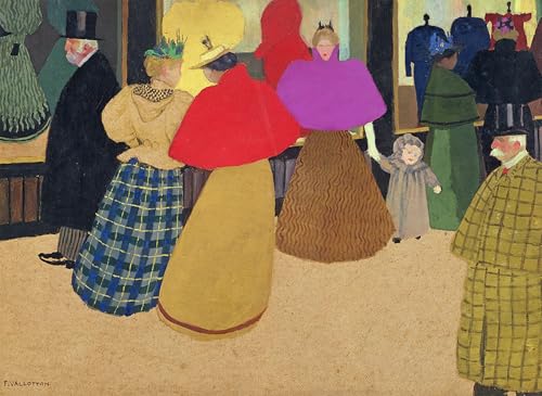 Tableau Scène de rue Félix Edouard Vallotton Grand Poster Mural Décoration Maison