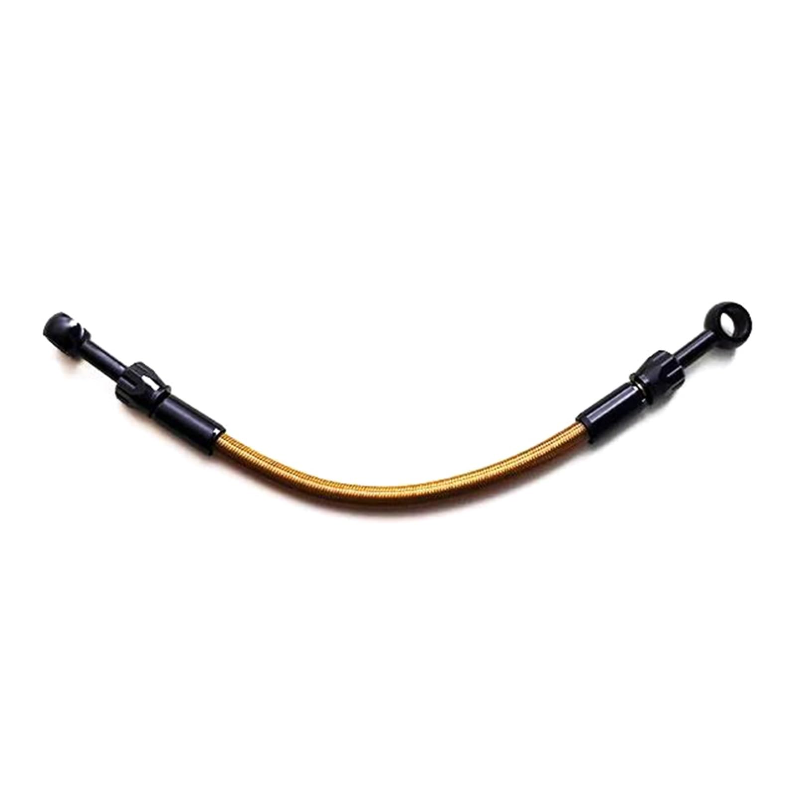 Motorcycle Brake Hose 0°-0° Motorcycle AN3 M10 ATV Dirt Pit Racing Bike Hydraulic Clutch Tube Master Cylinder Brake Hose Line Oil Pipe Accessories(1800mm)