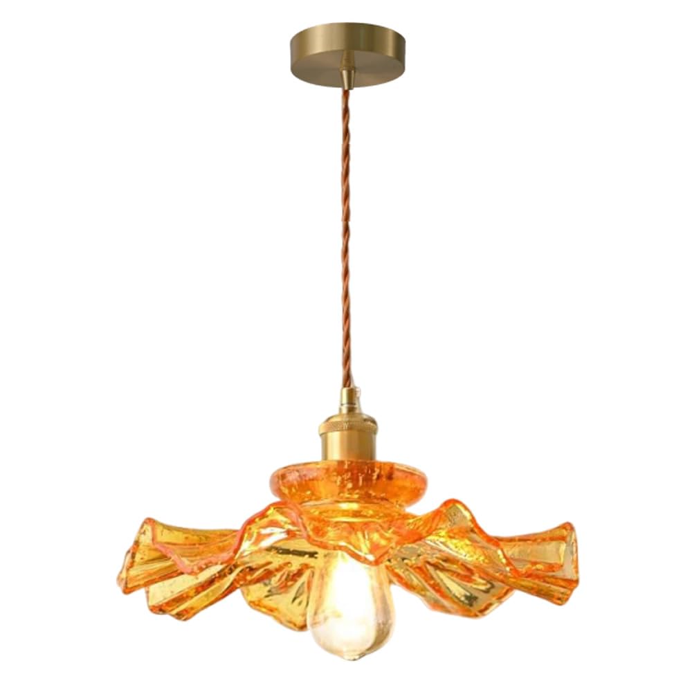 Suspension moderne résine fleur nordique réglable luminaire îlot cuisine