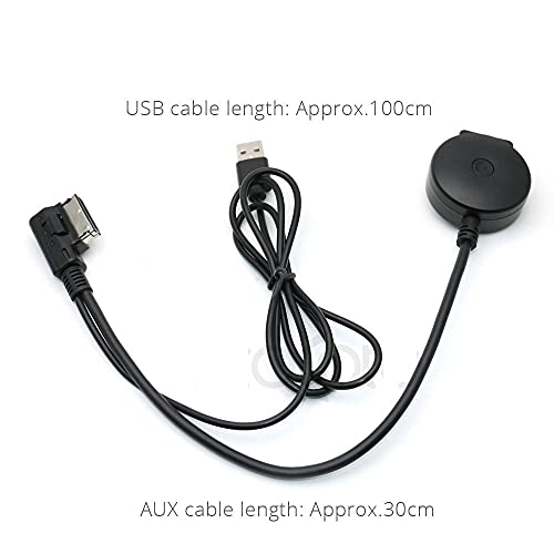 Bluetooth Receiver Car Kit Compatible With Audi A3 A4 A5 A6 A7 S3 S4 Q3 Q5 Q7,Wireless Music Interface Ami Mmi Adapter,Premium Csr Chipset Hifi Sound,Compatible With Iphone Ipod Android (2G) #TOP2